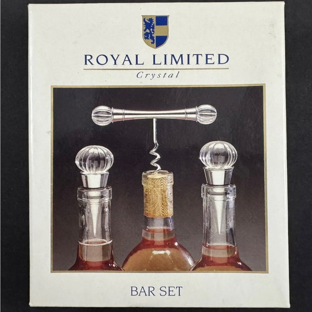 The Limited Crystal Bar Set with Silver Details